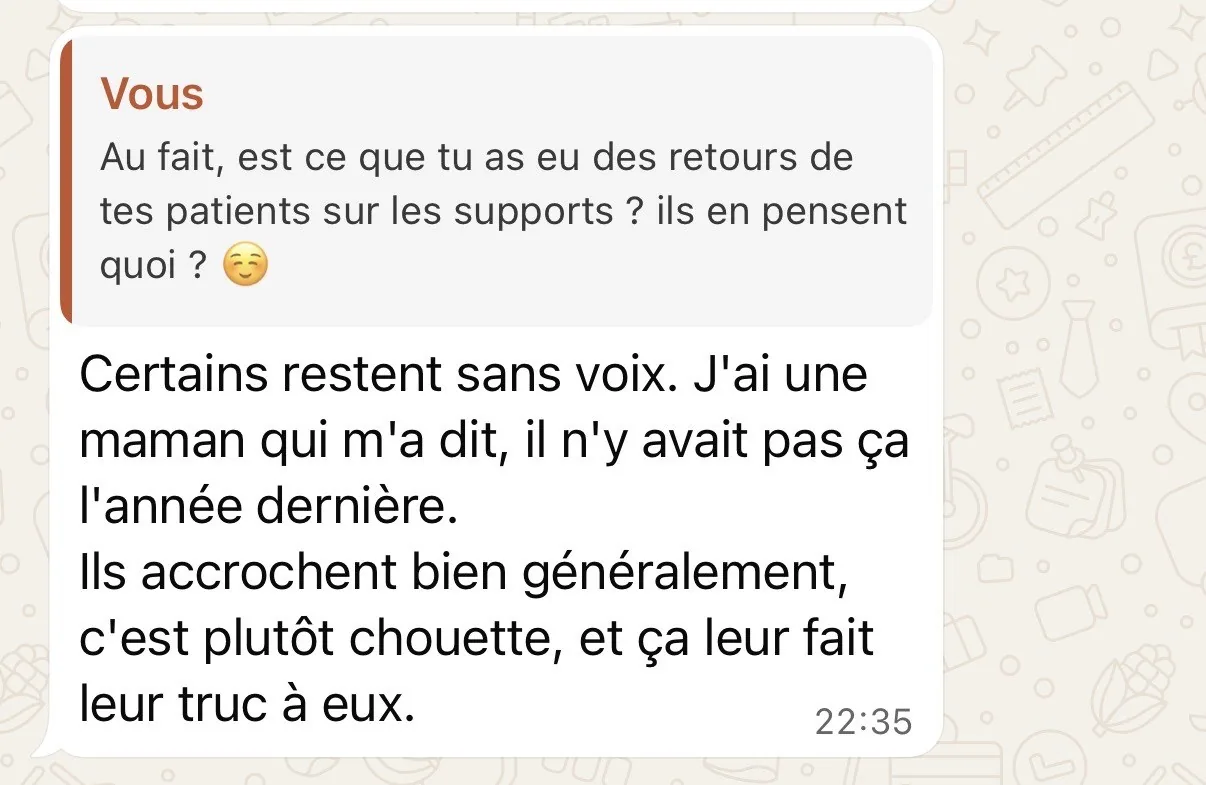 Une praticienne raconte la réaction d’une maman : « il n’y avait pas ça l’année dernière »